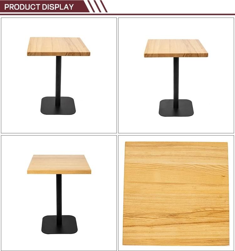 New Modern Design Wooden MDF Wholesale Restaurant Living Room Furniture Matching Chair Set Dining Table