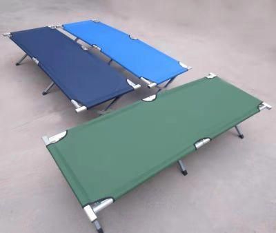 Wholesale Oxford Cloth Outdoor Camping Lunch Leisure Folding Bed