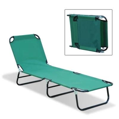 Best Choice Products 74in Portable Folding Camping Cot Guest Bed W/Steel Frame - Blue