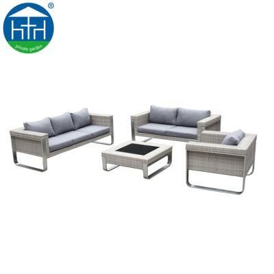 High Quality Fashion Stylish Aluminium Garden Sofa Water Proof Patio Sofa Set Outdoor