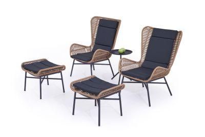 Low Price Simple Outdoor OEM Carton Foshan Garden Furnitures Rattan Furniture Chairs