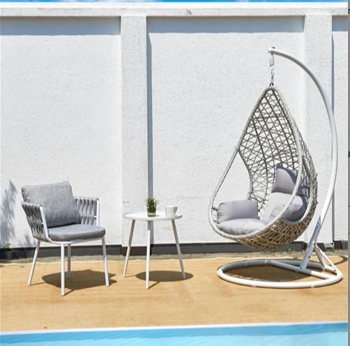 High Quality Outdoor Hanging Egg Shaped Rattan Wicker Swing Chair