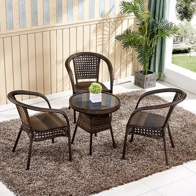 Factory Outdoor New Design Dining Stackable Swing Rattan Chair