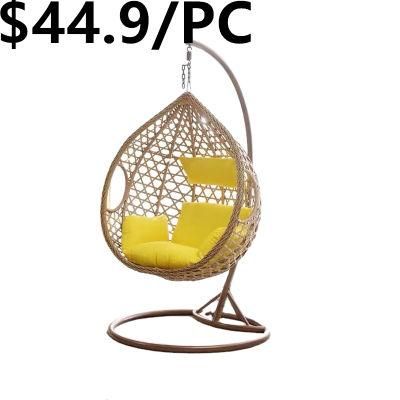 Lifting Chair for Balcony in Recreation Room Maple Leaf Type Hanging Swing Chair