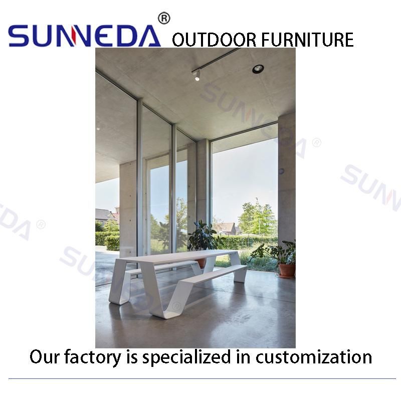 Indoor & Outdoor Dual-Use Table and Chair Sectional Furniture for Backyard