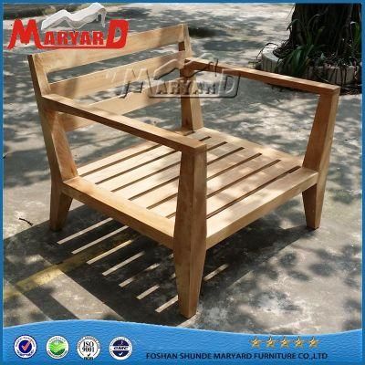 5 Star Hotel Outdoor Furniture Teak Wood Sofa Set Armchair