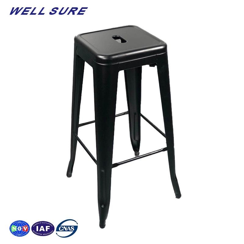 Indoor Outdoor Metal Bar Chair High Stool Chairs