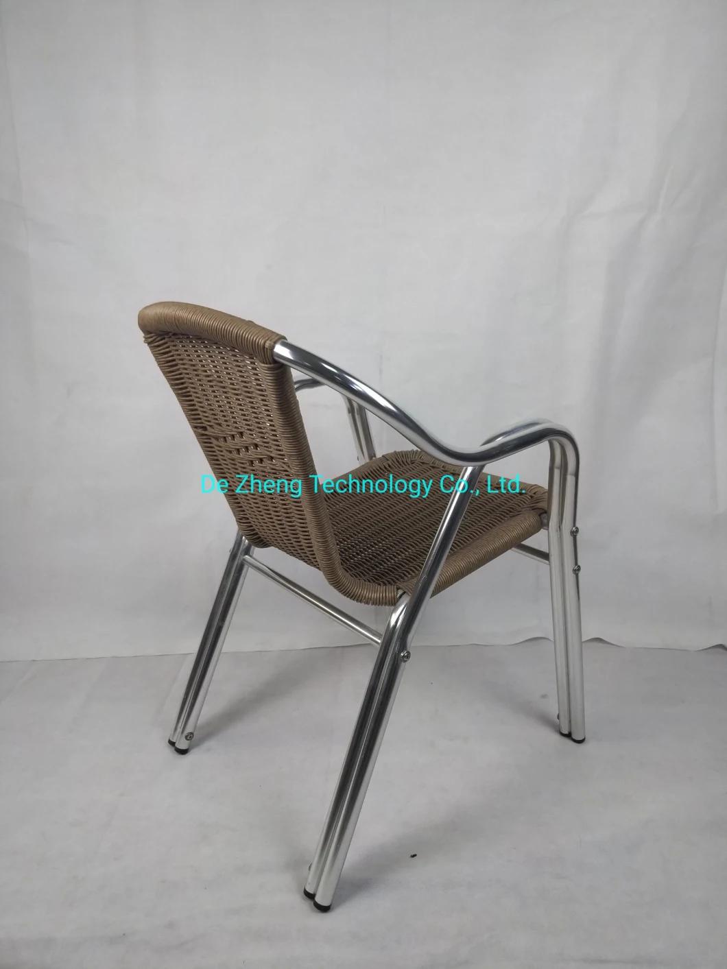 All Resistance Bistro Bar Heavy Duty Outdoor Garden Strong Steel Wire PE Rattan Chair