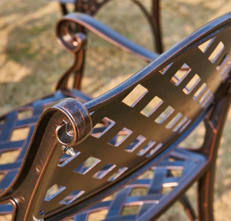 High Quality Die Casting Aluminum Housing Products with Round Table and 4 Detachable Chair