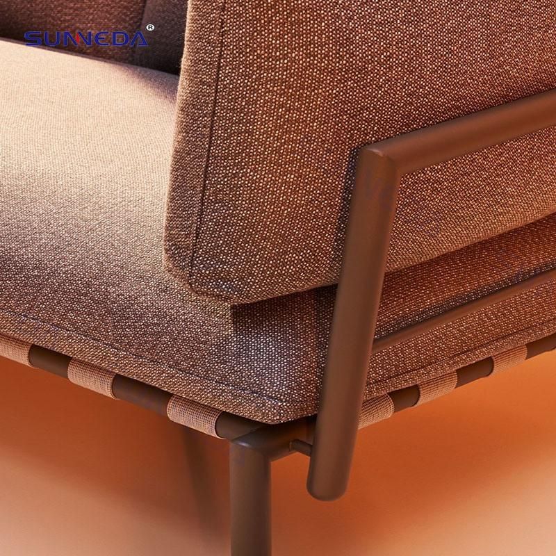 Professional Manufacturer Hotel Villa Garden Sofa Outdoor Furniture Modular Leisure Fabric Sofa
