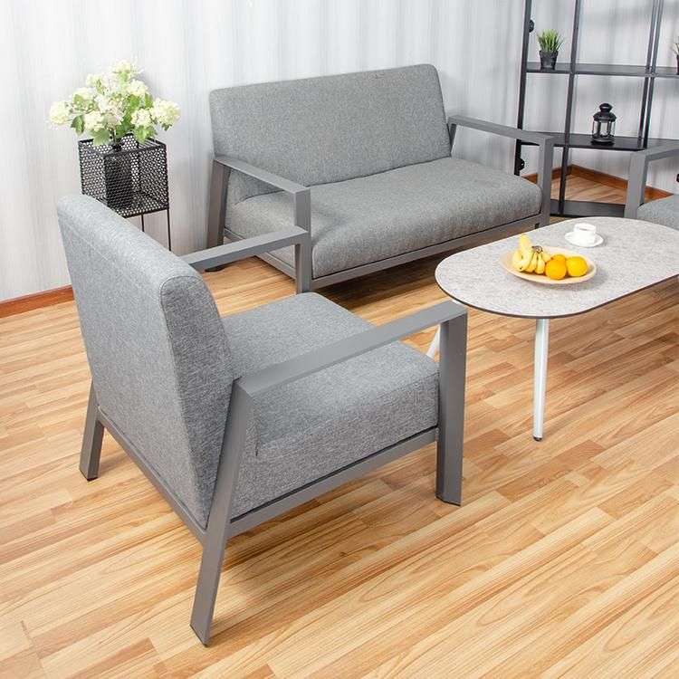 Home Use Aluminium Modular Lounge Sofa Sunbed Set Patio Furniture for Garden