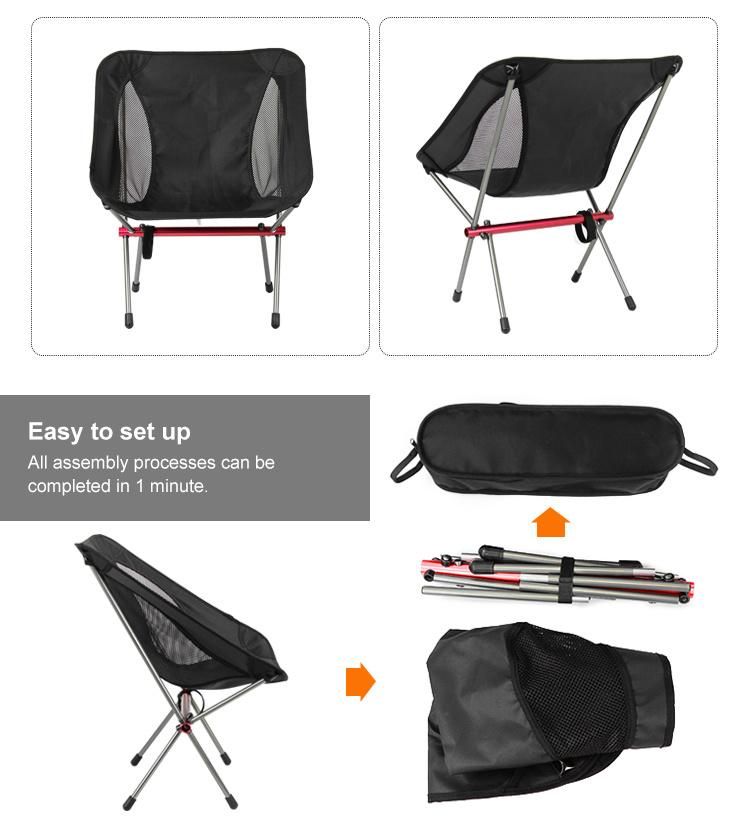 2021 New Single Camping Folding Chair