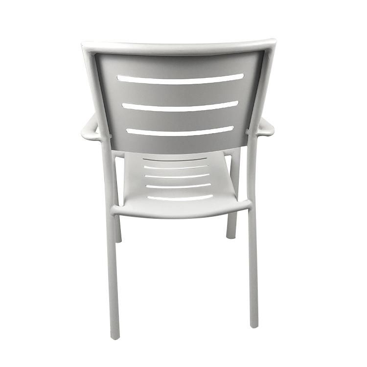 Wholesale Garden Aluminum Frame Patio Outdoor Table Aluminum Chair Dining Set