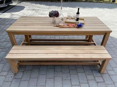 Garden Table and Bench Outdoor Furniture