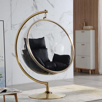Acrylic Space Transparent Semi Spherical Suspension Chair