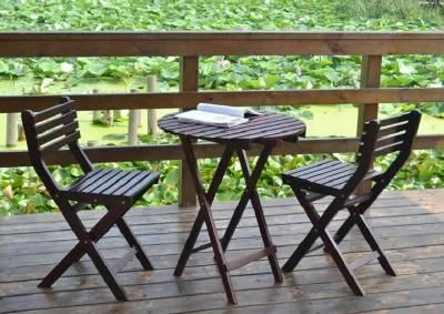 Outdoor Coffee Table and Chairs Folded Table and Chairs Garden Set (M-X1052)