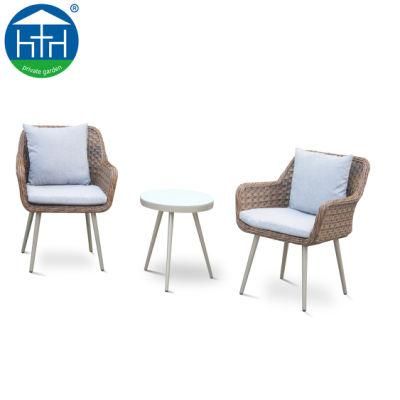 Patio Modern Design Alum. Outdoor Rattan Garden Wicker Dining Chair