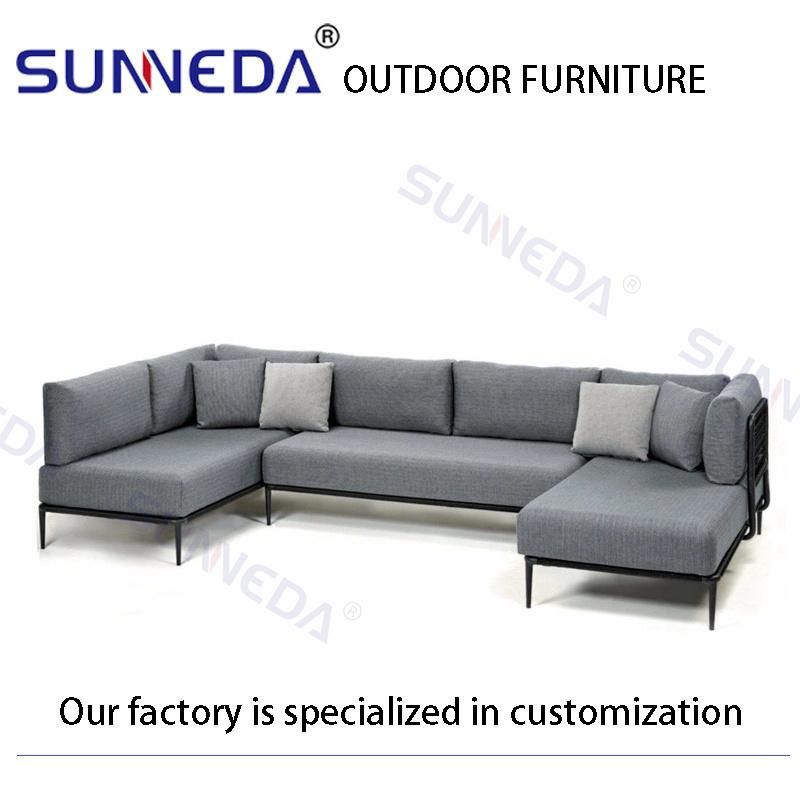 Luxury Artistic Outdoor Patio PE Rattan Leisure Aluminium Comfortable Furniture