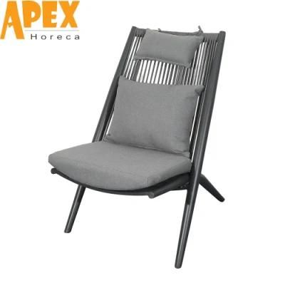 Outdoor Waterproof Furniture Portable Dining Chair Wholesale with Comfortable Cushion