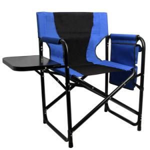 Outdoor Lightweight Folding Armrest Captain Director Camping Chair