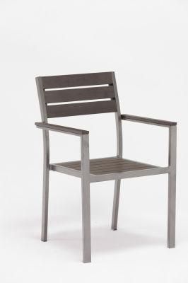 Chair with Plastic Wood Perfect for Backyard Garden Furniture