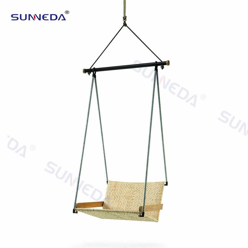 Sunneda Outdoor Furniture Leisure New Style Aluminum Swing Chair with Rope
