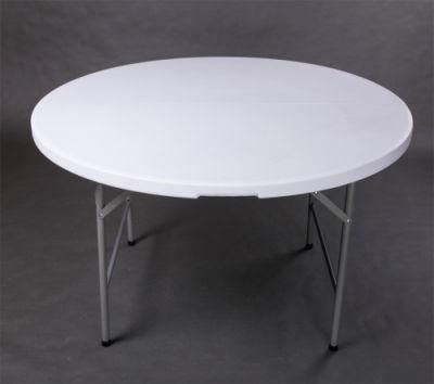 Round Shape Folding Rattan Plastic Dining Outdoor Table and Chair