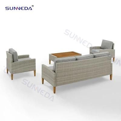 Bistro Rattan Weave Outdoor Furniture Garden Leisure Sofa Sets