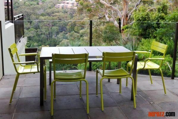 Patio Aluminium Alumium Stackable Fermob Luxembourg Chair