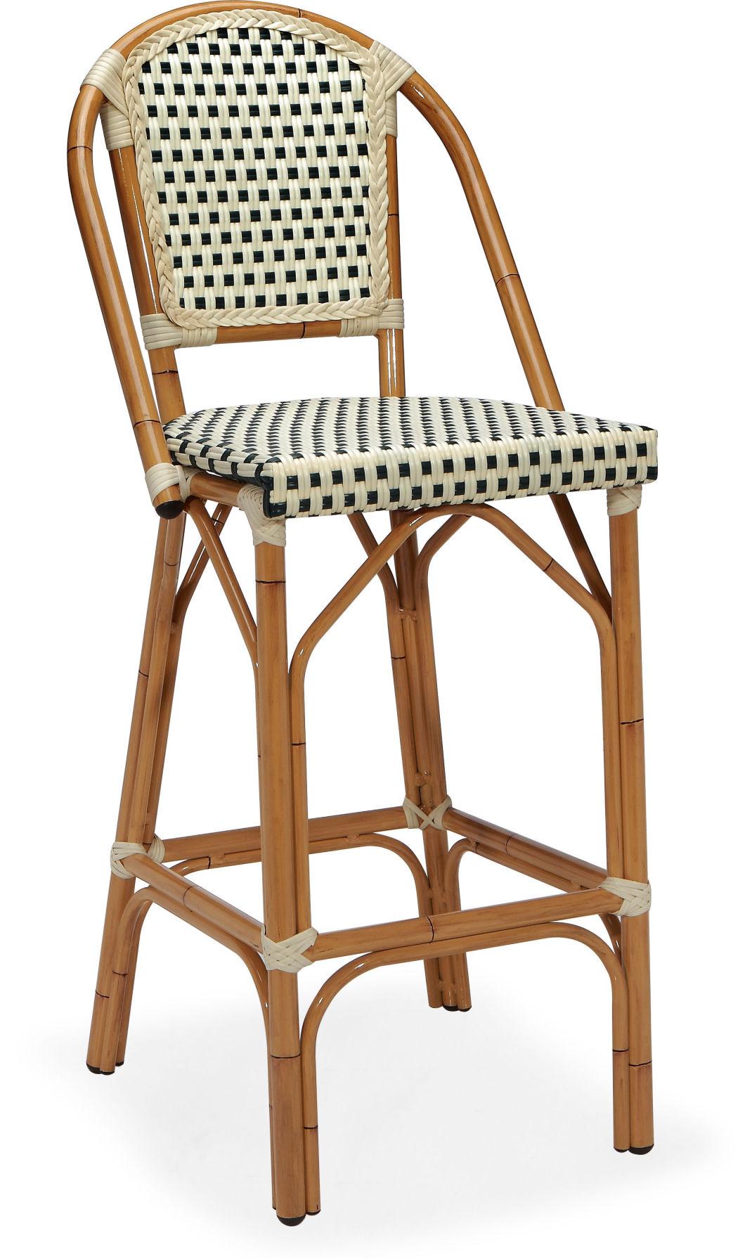 Cheap Bamboo Look Garden Chair PE Rattan Outdoor Chair