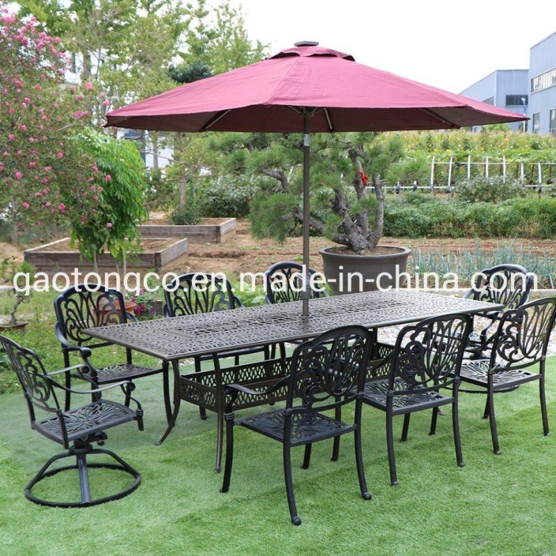Cafe Garden Restaurant Chair Cast Aluminum Outdoor Furniture