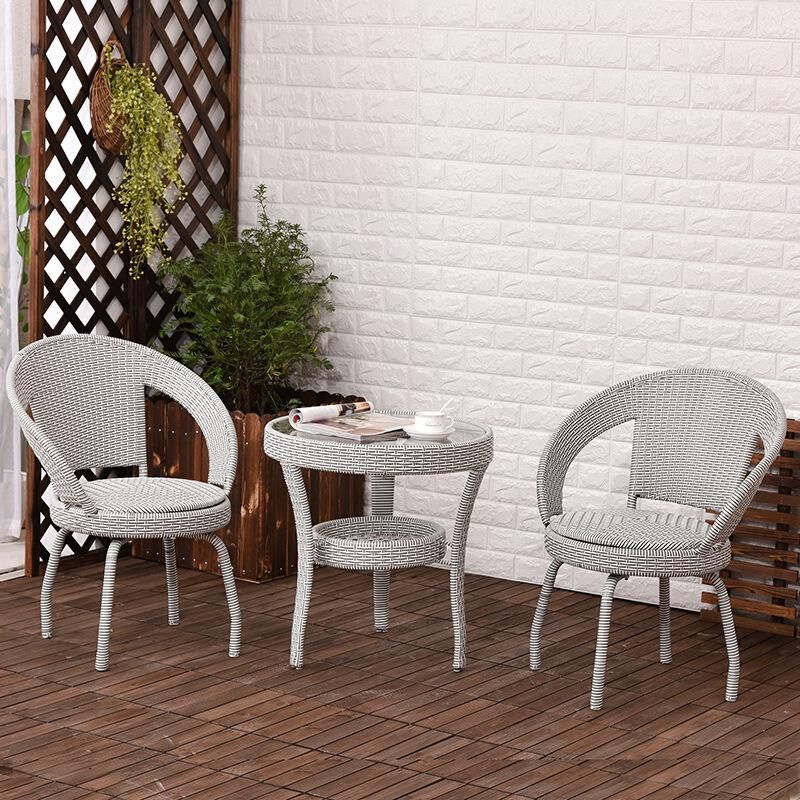 Wholesale Modern Black Outdoor Swing Bistro Garden Rattan Chair