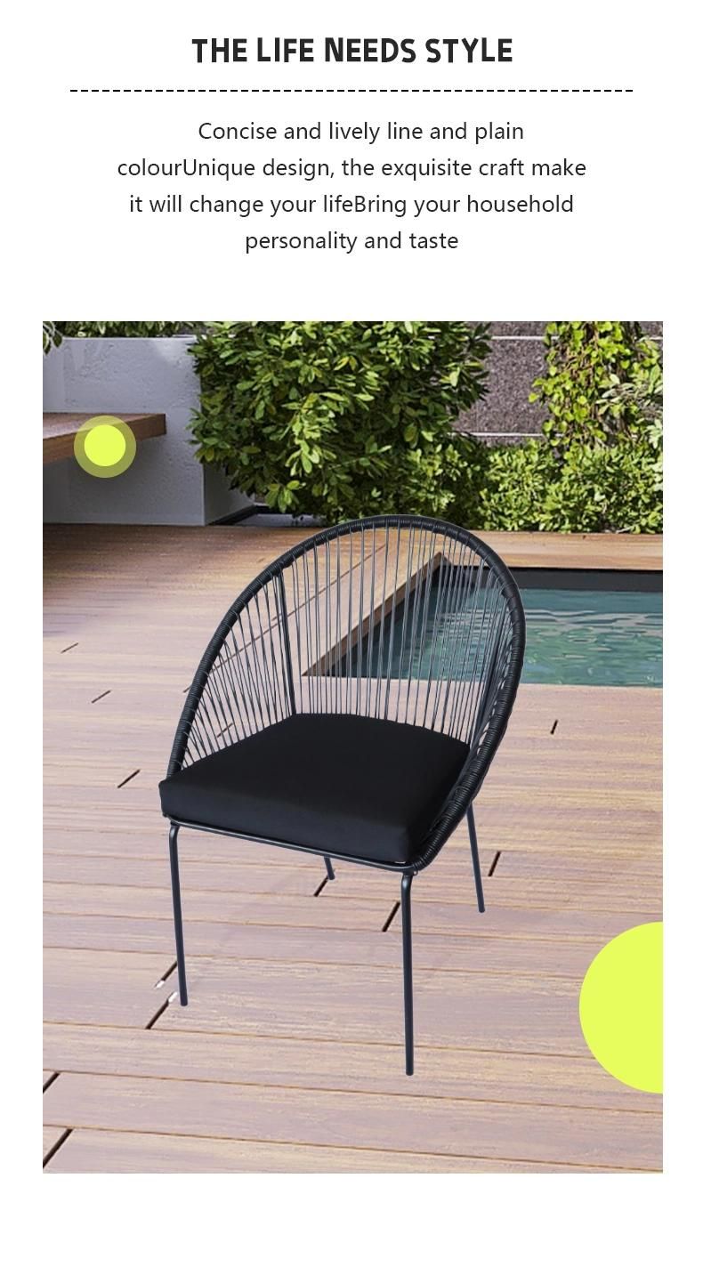 Modern Rattan Patio Sets Dining Chairs Wicker Furniture Chair Set