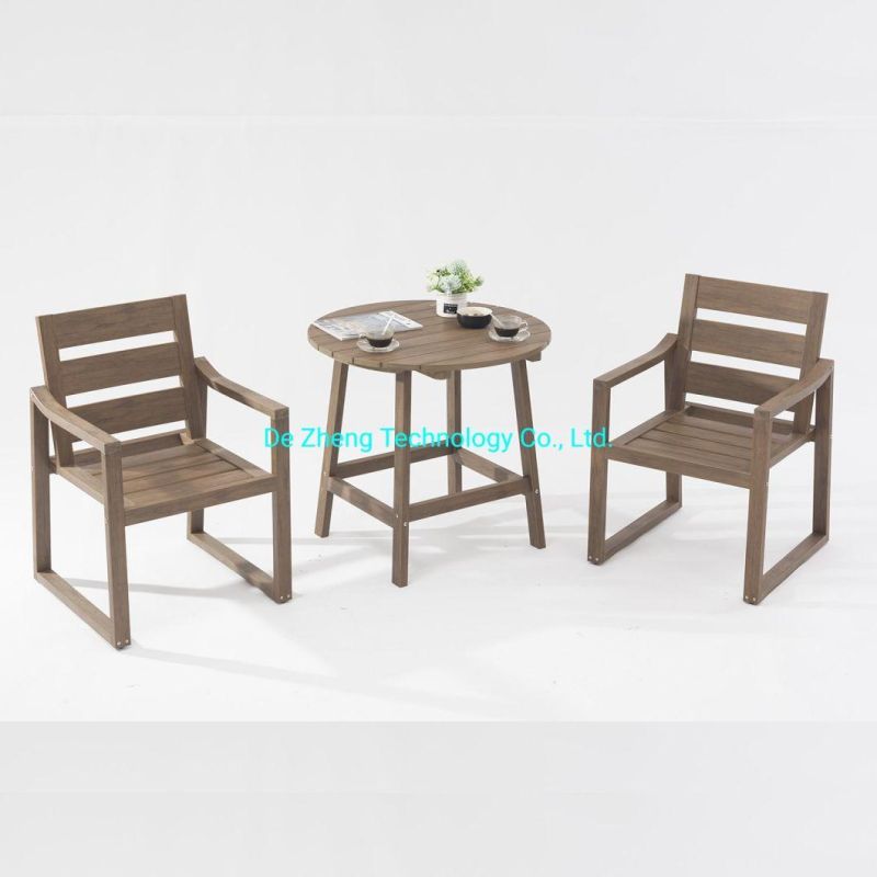 Leisure Luxury Outdoor Dining Coffee Teak Wood Bar Dining Bistro Table