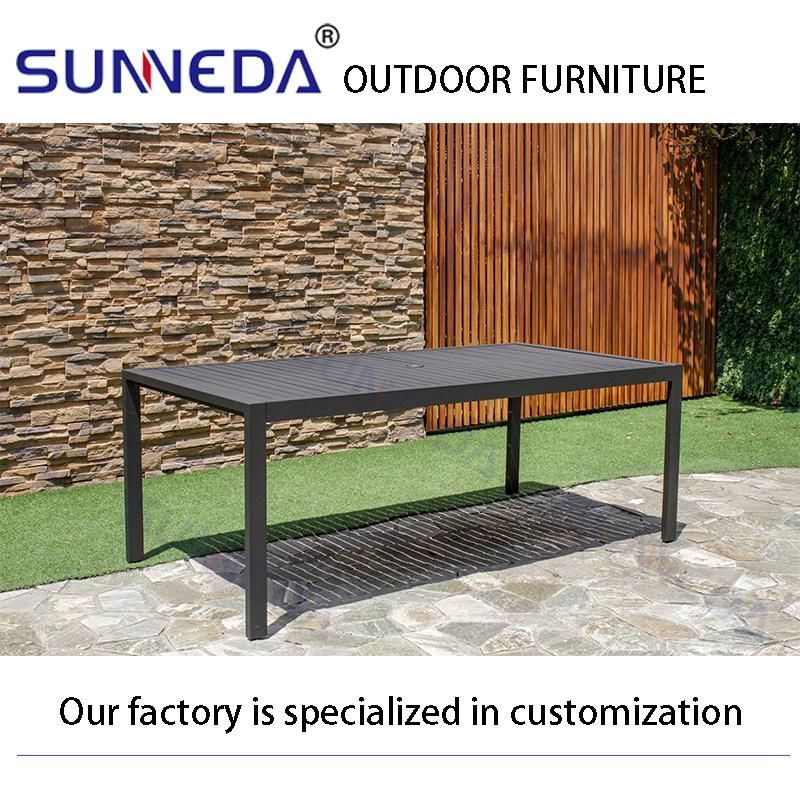 Garden Waterproof Rust-Proof Garden Luxury Chair Table Set Outdoor Furniture