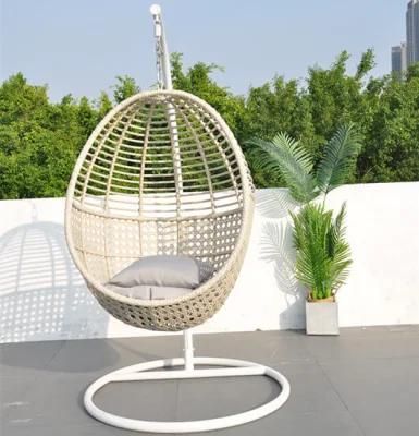 Outdoor Swing Bed Chair with Cushion Patio with Sunbed Swing Chair