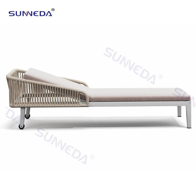 Hot Selling Commercial Outdoor Deck Chairs Beach Swimming Pool Sun Loungers Furniture
