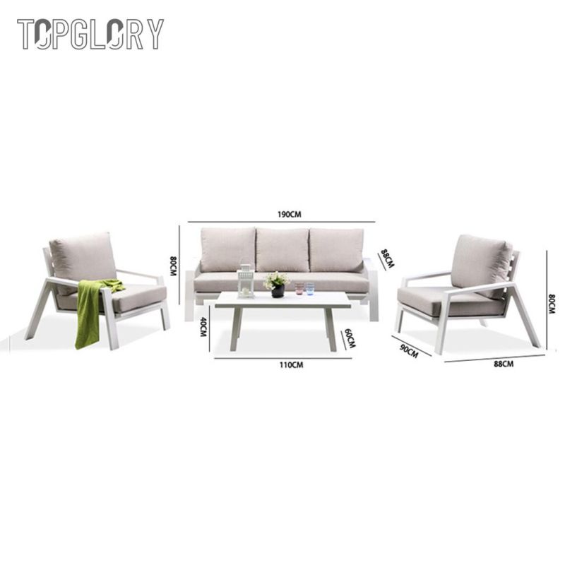 Eco-Friendly Outdoor Furniture Yard Furniture Exterior Modular Sofa