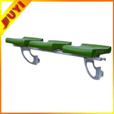 Blm-0408 Bench Wire with Wood Legs Purple Hot Sale City Bus Light Weight Ball Stadium Chair Gym Seats