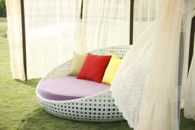 High Quality Double Modern Darwin Foshan Sun Beds for Sale Round Outdoor Lounge Bed Daybed