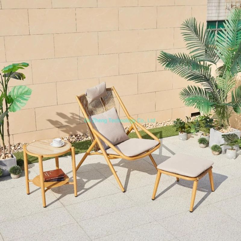 Hot Sell Outdoor Rope Chair All Weather Cheap Bistro Patio Garden Chair Patio Furniture New Design Garden Chairs