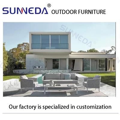 Wide Garden Leisure Elegant Terrace Close Patio 3 Seat Sofa