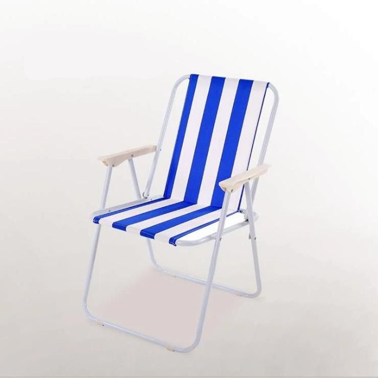 Folding Chair Outdoor Leisure Spring Chair Camping Beach Chair Indoor Back Chair Lunch Chair
