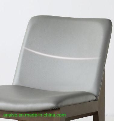 Classical Design High Backrest Wooden Back Dining Chair Upholstered for Dining Room