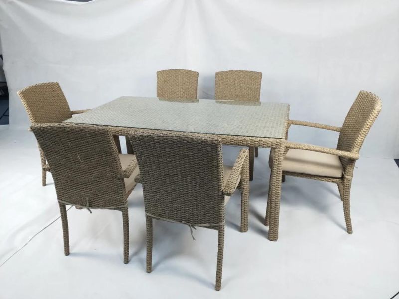Luxury High Quality Viro Rattan Outdoor Furniture Restaurant Dining Furniture