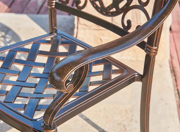Factory Price Cast Aluminum Garden Patio Dining Set Furniture Outdoor From China