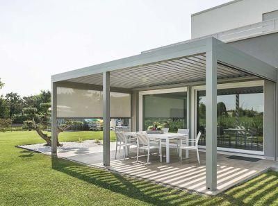 Waterproof Custom Bioclimatic Aluminium Pergola for Garden Shading