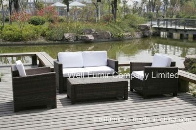 Well Furnir Rattan/Wicker Garden Furniture 4-PC Sofa (WF-15207)