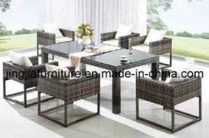 Outdoor Garden Dining Patio Rattan Table and Chair (JJ-S726)