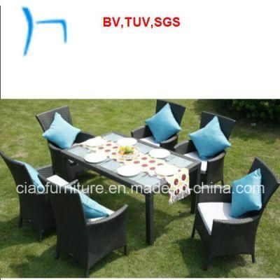 F- Wicker Restaurant Outdoor Furniture Dining Table and Chair